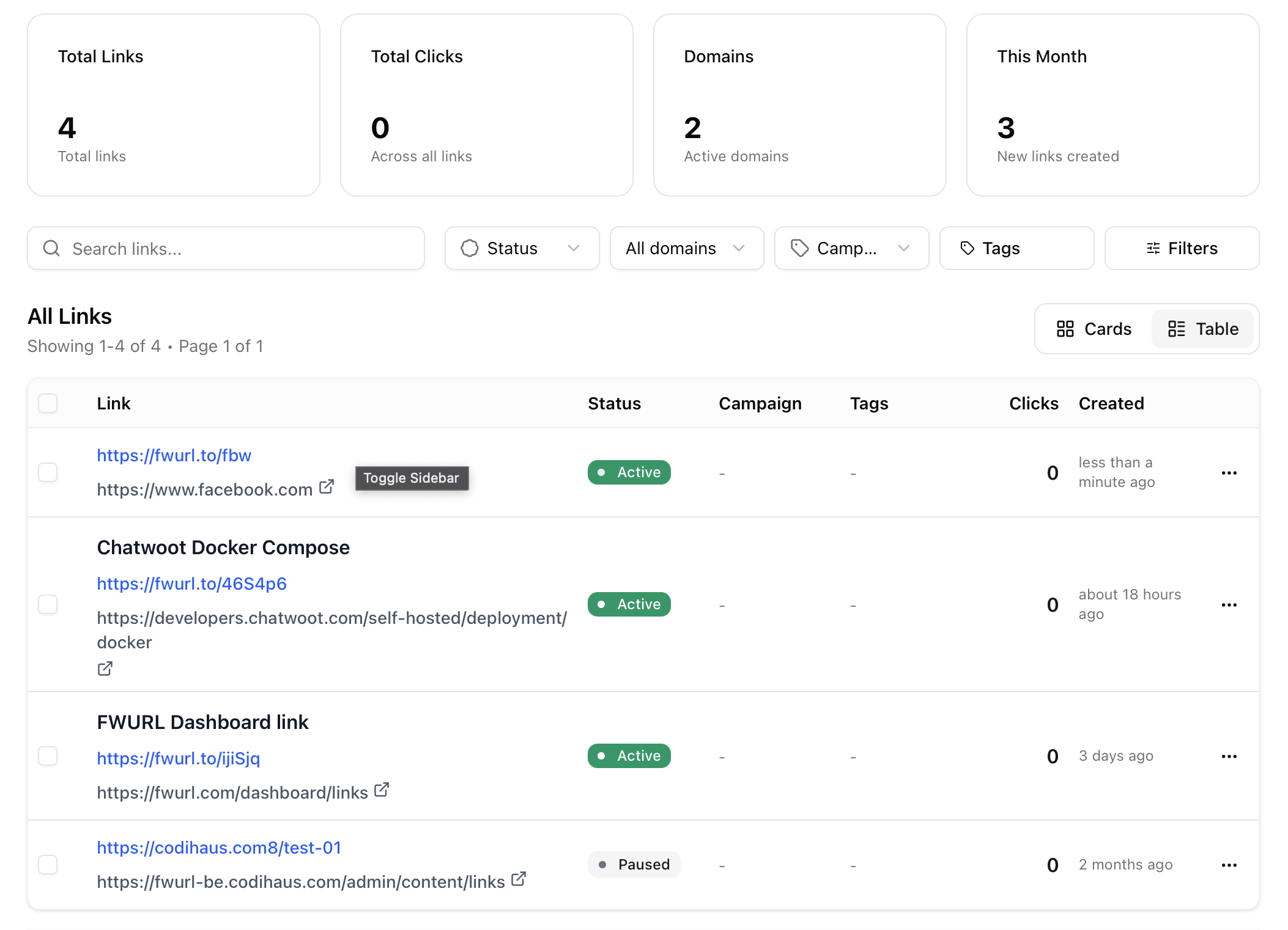 Quick Create Success